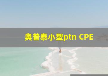 奥普泰小型ptn CPE